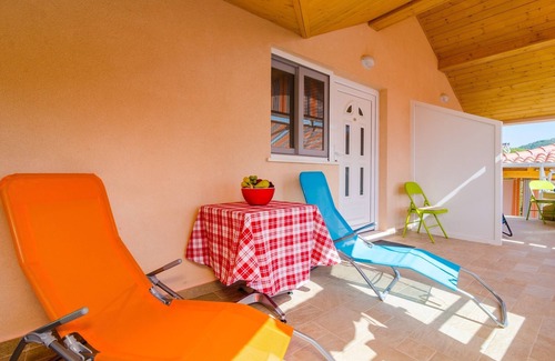 Banici Apartment | Two bedroom apartment with terrace and sea view Banići, Dubrovnik (A-23176-b)