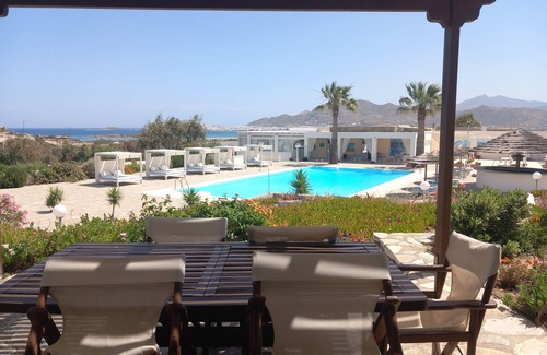 Agios Prokopios Villa | Two bedroom villa with two baths, panoramic sea views, hot tub, breakfast incl.