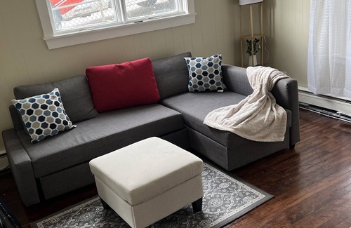 Berlin Apartment | Two BR close to ATV trails, hiking trails and ski areas, kayaking on the river.