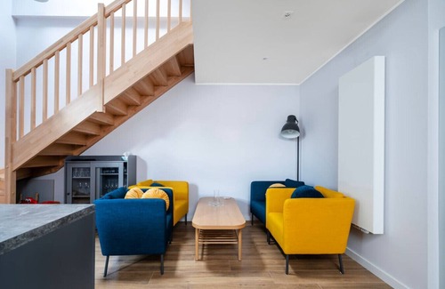 Lodz Apartment | Two Levels Spacious Apt - 116m², Four Bedrooms - by Rentujemy