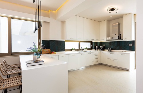 Agia Marina Villa | Two private pools, walking distance to Agia Marina and the beach!