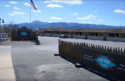 Camp Verde Cabin | Two Queen Suite 114 in Fort Verde Suites