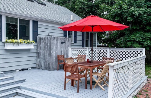 West Yarmouth House | Two Sisters' Cape Escape (Sunroom, Large deck, AC, 1/2 mile to water)