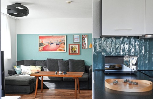 Waggershausen Apartment | Two-storey apartment with plenty of space in the living room/kitchen, close to the playground
