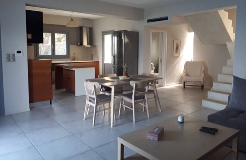 Mytilene House | Two story house in a plot with olive trees with amazing view