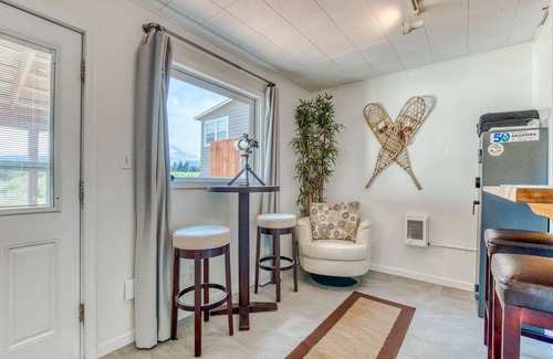 Parkdale House | Two-story, mountain view getaway with a private hot tub, wood stove & fast WiFi