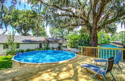 Thunderbolt House | Two Units w Gazebo & Pool-Swanky Savannah Style