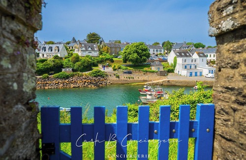 Kerherou House | "TY LANN DOUE" house sleeps 6 PANORAMIC VIEW OF THE SEA IN DOELAN