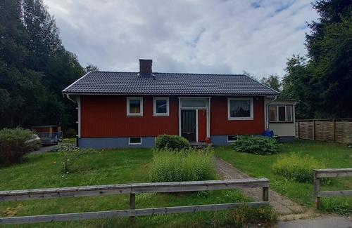 Korsberga House | Typical Swedish style, red wooden house in Småland