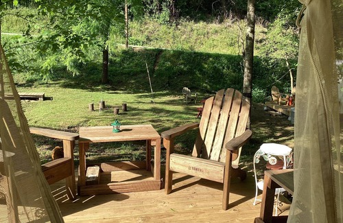 Turtletown RV Rental | Ultimate Glamping in the mountains of Tennessee Pet and Kid Friendly with games