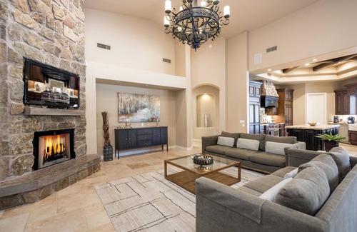 Pinnacle Peak Heights House | Ultimate Luxury Entertaining Home w/Tennis-Bikes-Theater-Ping Pong-Poker