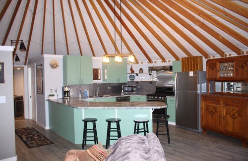 Cove House | Unbelievable yurt home. 1300 sq ft. Not your average yurt.