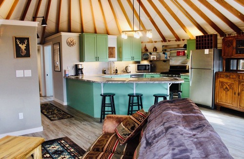 Cove House | Unbelievable yurt home. 1300 sq ft. Not your average yurt.