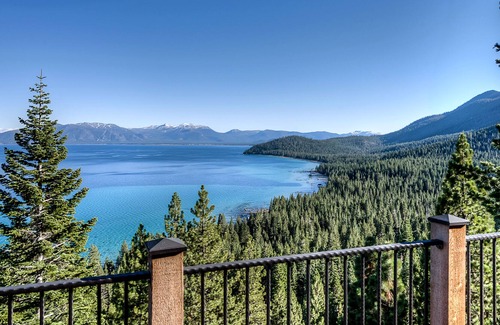 Meeks Bay House | Unforgettable Lake Tahoe cabin with sweeping bay views & EVC
