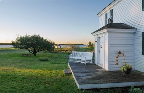 North Haven Other | Unimaginably Beautiful Frank Benson’s 18 Acre Oceanfront Farmhouse Tennis Estate