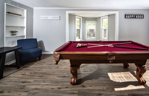 Kansas City House | Unique 3 Bedroom w/ Pool Table & Fire Pit!