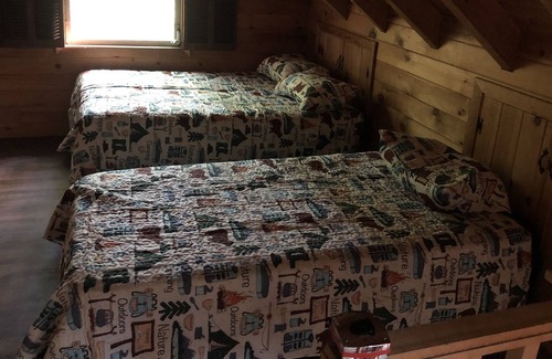 Saint Albans Cabin | Unique Birch Island camp on Indian Pond in St. Albans, Maine