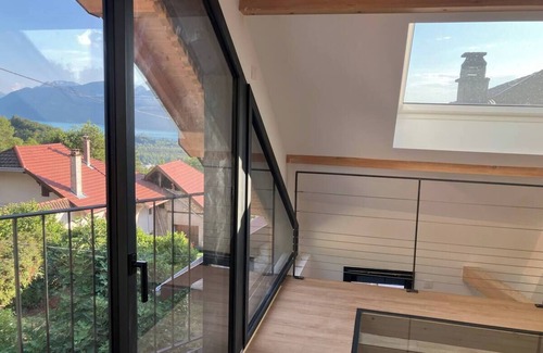 Chindrieux Ski Chalet | Unique chalet with lake view 3 bedrooms and terraces