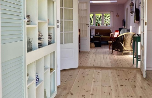 Tejn Cottage | Unique cottage with sea views and rock garden on Bornholm