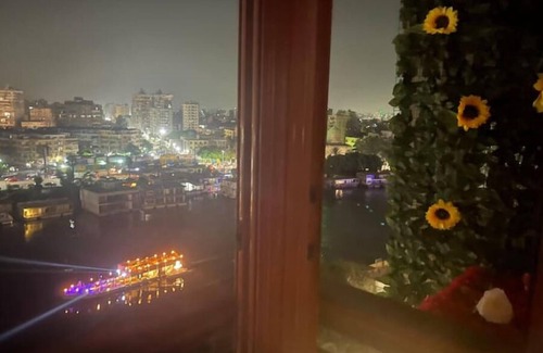 Agouza Apartment | Unique in Zamalek sunrise&sunset -Overlooking Nile