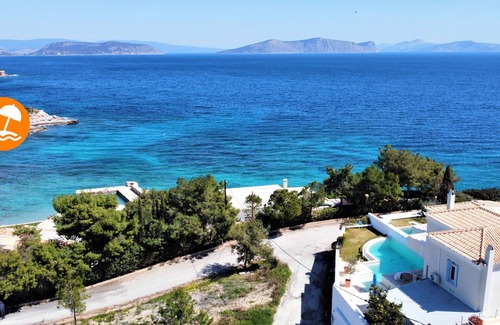 Agios Emilianos Villa | Unique seafront pool villa with infinity sea view
