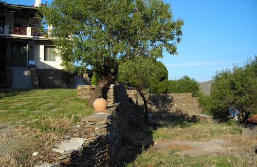 Ormos Korthiou Villa | Unique Stone Farm House with view over the sea!