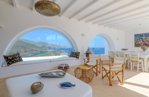 Ftelia Villa | Unique Villa in Mykonos with Direct Beach Access
