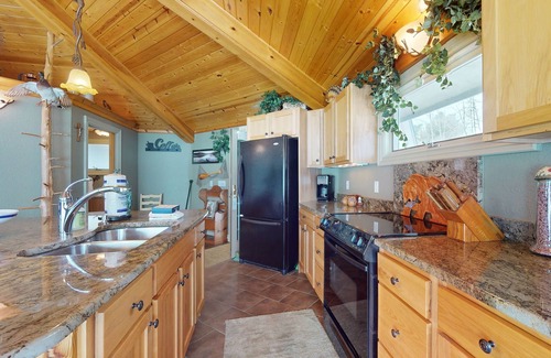 Charlevoix House | Unique Waterfront Oasis on Twin Lakes, w/large yard, fire pit, gas grill & dock