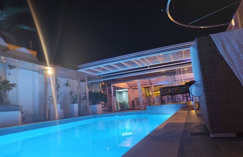 Madliena Apartment | Unique winter heated/covered pool, open skies in summer, year round fun & swim
