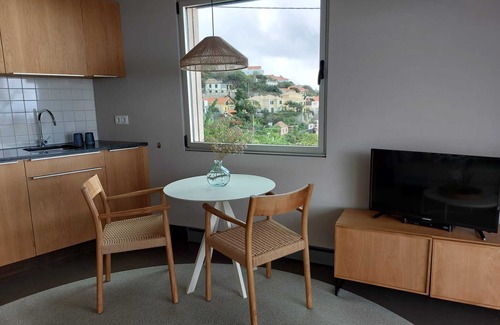 Ribeira Brava Apartment | Unobstructed views of the Atlantic Ocean and pool, large roof terrace