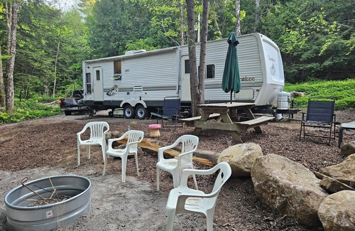 Crown Point House | Unplug at Davey Fallls! Water view, Private waterfall & large swimming area.