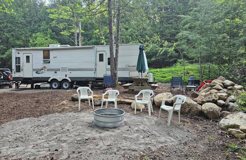 Crown Point House | Unplug at Davey Fallls! Water view, Private waterfall & large swimming area.