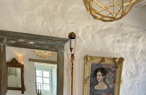 Hydra Apartment | Unwind at a stunning stone-build historic Mansion overlooking the Hydra harbour
