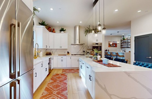 Flagstaff House | Updated luxury home with ensuite bedrooms, fireplace, & large deck w/firepit