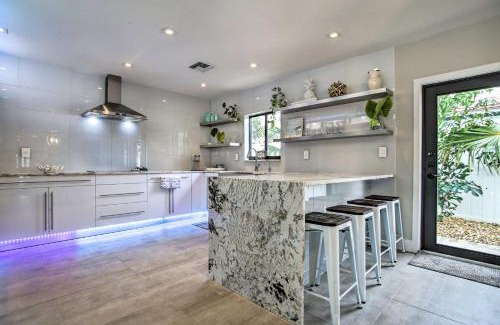 Santa Barbara Estates House | Upscale Home with Hot Tub Walk to Pompano Beach!