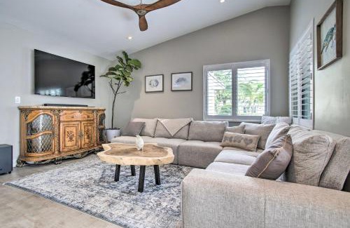 Santa Barbara Estates House | Upscale Home with Hot Tub Walk to Pompano Beach!
