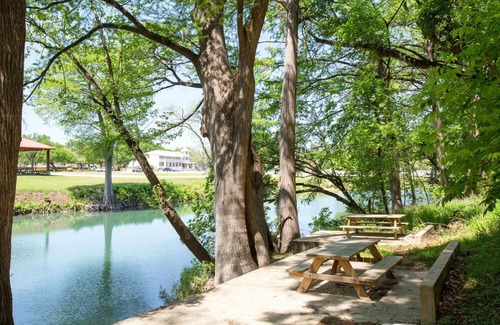 Gruene Condo | Upscale in Historic Gruene, TX! Walk to shops, dining and Gruene Hall!