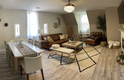 Michigan City Apartment | Uptown Penthouse on Pine: By Lake Michigan, Shopping & Casino!