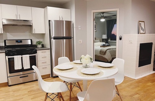 Golden Hill Condo | Urban Escape: Trendy 1-Bed Condo with Balcony