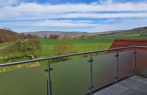 Oberweser Apartment | Vacation apartment Reinhardswald, shower, WC, 3 bedrooms - Holiday apartments in the guesthouse