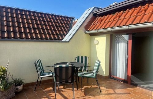 Lubben Cottage | Vacation apartment, WC/shower - Pension am Markt