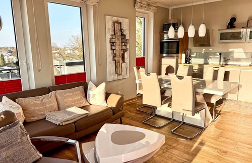 Binz Apartment | Vacation apartment with private sauna and balcony with lake view - Residenz Seeterrassen