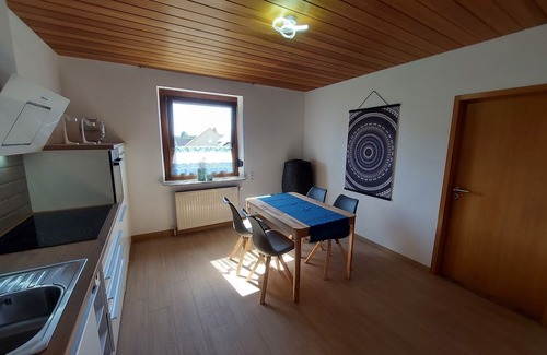 Selb Apartment | Vacation apartment 1st floor (45 sqm) for up to 5 people with Smart TV and wellness shower