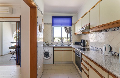 Santa Eulalia Apartment | Vacation Apartment "Apartamentos Ninho das Gaivotas 505" with Pool, Wi-Fi, A/C, Balcony & Garden; Parking Available