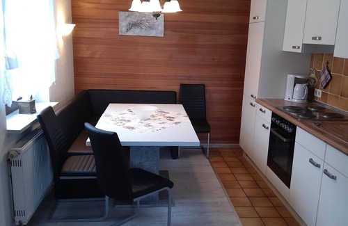Arrach Apartment | Vacation Apartment "Oehlenschlaeger Nr. 53 EG" with Mountain View, Terrace and Garden