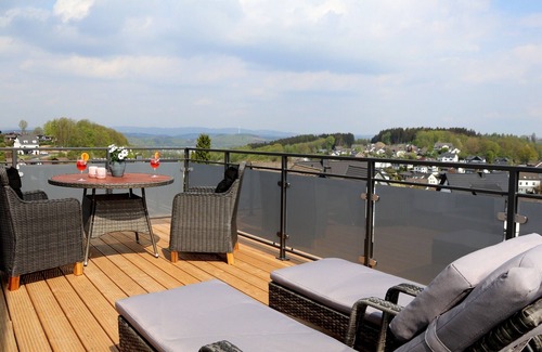 Rhode Apartment | Vacation apartment Panoramablick with 60sqm, 1 bedroom, max. 2 persons