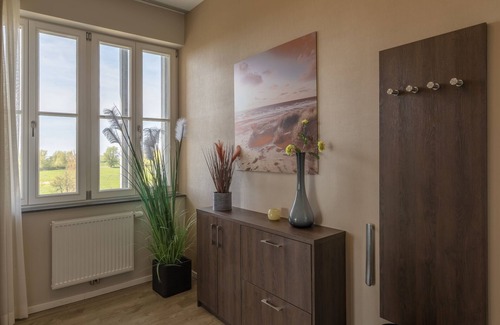 Ostseebad Wustrow Apartment | Vacation apartment Sonnengott in the tower with two balconies, Bodden view and Baltic Sea view