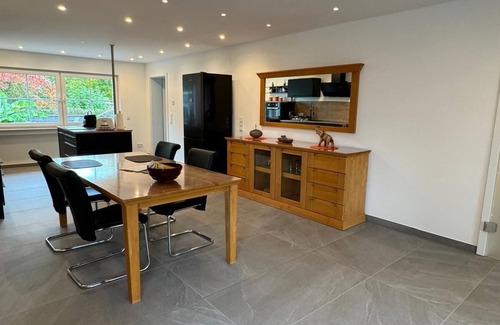 Rheinbach Apartment | Vacation apartment with 85 m² and conservatory at the foot of Tomburg Castle