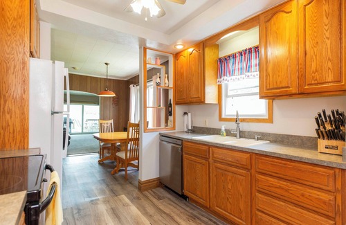 Edwardsburg House | Vacation at Garver Lake ~ Private Beach For Your Enjoyment!