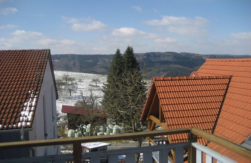 Rothenberg Apartment | Vacation farm apartment with 2 rooms, kitchen with nice balcony, family-friendly
